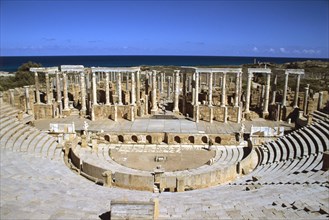 The theatre, Leptis Magna, Libya.