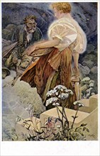 'Blessed are the Merciful for They Shall Obtain Mercy', 1906. Artist: Alphonse Mucha