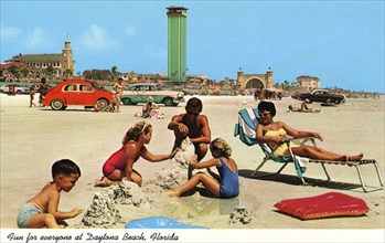 'Fun for Everyone at Daytona Beach, Florida', USA, 1966. Artist: Unknown