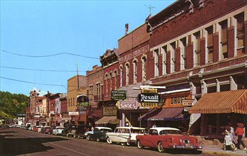 Main Street, Deadwood, South Dakota, USA, 1959. Artist: Unknown
