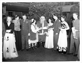 Christmas party, Fort Sheridan, Illinois, USA, 1930. Artist: Unknown