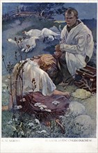 'Blessed are the Poor in Spirit for Theirs is the Kingdom of Heaven', 1906. Artist: Alphonse Mucha