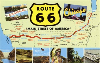 'Route 66, Main Street of America', 1964. Artist: Unknown