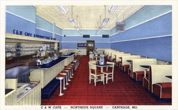 C & W Cafe, Carthage, Missouri, USA, 1946. Artist: Unknown