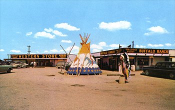 Buffalo Ranch Western Store and Trading Post, Afton, Oklahoma, USA, 1958. Artist: Unknown
