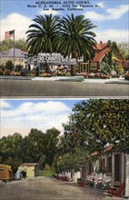 Alexandria Auto Court motel, Los Angeles, California, USA, 1941. Artist: Unknown