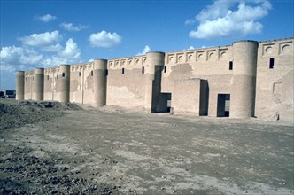 Walls of the Friday Mosque, Samarra, Iraq, 1977.