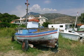 Old boat, Katelios, Kefalonia, Greece.
