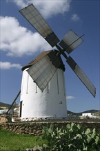 Windmill, Fuerteventura, Canary Islands.