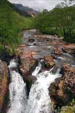 Water of Nevis, Glen Nevis, Highland, Scotland.