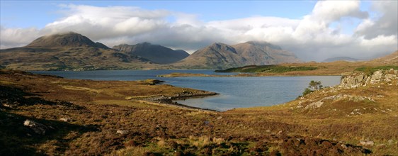 Loch Torridon and the Torridon Hills, Highland, Scotland.