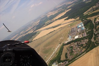 Gliding, English landscape.