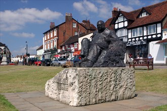Sir Winston Churchill Statue, Westerham, Kent.
