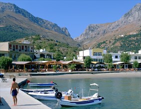Harbour, Plakias, Crete, Greece.