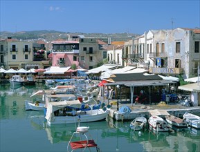 Old Harbour, Rethymnon, Crete, Greece.