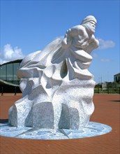 Antarctic 100 Memorial, Waterfront Park, Cardiff, Wales.