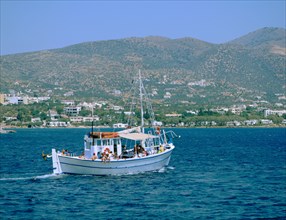 Spinalonga Cruise, Aghios Nikolasos, Crete, Greece.