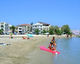 Beach, Rethymnon, Crete, Greece.