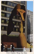 Picasso sculpture, Chicago Civic Center, Illinois, USA, 1967. Artist: Public Building Commission of Chicago