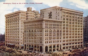 Marshall Field & Co's Retail Store, Chicago, Illinois, USA, 1915. Artist: Unknown