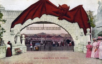 Devil's Gorge, White City, Chicago, Illinois, USA, 1908. Artist: Unknown