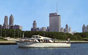 Wendella boat rides, Chicago, Illinois, USA, 1960. Artist: Unknown