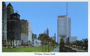 Michigan Avenue, Chicago, Illinois, USA, 1957. Artist: Unknown