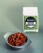 Batchelors Quick Dried Carot Strips, 1966.  Artist: Michael Walters