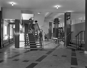 Pupils talking on a stairway, Tapton Hall Secondary Modern School, Sheffield, South Yorkshire, 1960. Artist: Michael Walters
