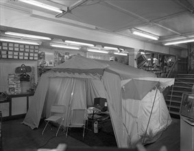 Interior of Sugg Sports shop, Sheffield, South Yorkshire, 1961. Artist: Michael Walters