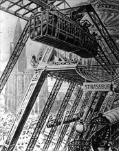 Suspended monorail, 1906. Artist: Unknown