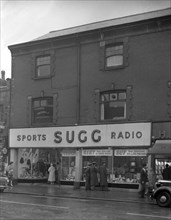 Sugg Sports and Radio, High Street, Scunthorpe, Lincolnshire, 1960. Artist: Michael Walters