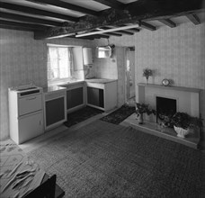 Cottage interior, Harlington, South Yorkshire, 1964.  Artist: Michael Walters
