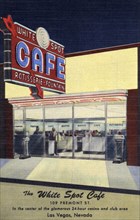 White Spot Cafe, Las Vegas, Nevada, USA, 1950. Artist: Unknown