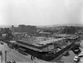 Atkinson's department store under construction, the Moor, Sheffield, South Yorkshire, 1959. Artist: Michael Walters