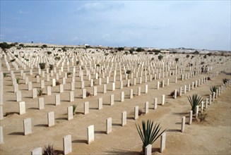 Allied War Cemetery, El Alamein, Egypt.