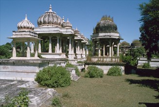 Royal cenotaphs, Ahar, Udaipur, Rajasthan, India.