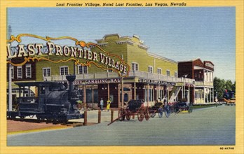'Last Frontier Village, Hotel Last Frontier, Las Vegas, Nevada', postcard, 1950. Artist: Unknown