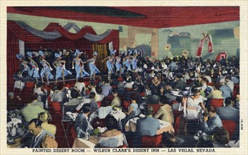 'Painted Desert Room, Wilbur Clark's Desert Inn, Las Vegas, Nevada', postcard, 1951. Artist: Unknown