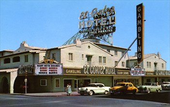 El Cortez Hotel, Las Vegas, Nevada, USA, 1956. Artist: Unknown