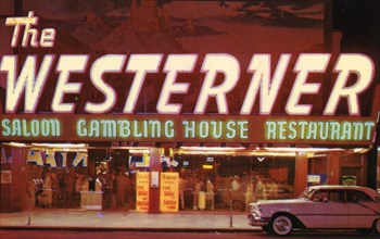 The Westerner casino, Las Vegas, Nevada, USA, 1956. Artist: Unknown