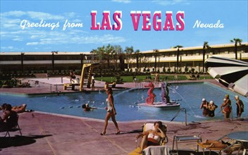 The Dunes Hotel, Las Vegas, Nevada, USA, 1956. Artist: Unknown