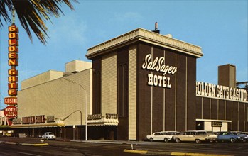Golden Gate Casino and Sal Sagev Hotel, Las Vegas, Nevada, USA, 1966. Artist: Unknown