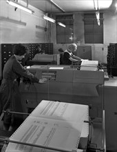 Hollerith data machine in an office at the Edgar Allen Steel Co, Sheffield, South Yorkshire, 1963. Artist: Michael Walters
