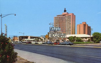 The Sahara Hotel, Las Vegas, Nevada, USA, 1967. Artist: Unknown