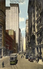 Broadway from Bowling Green, New York City, New York, USA, 1916. Artist: Unknown