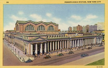 Pennsylvania Station, New York City, New York, USA, 1933. Artist: Unknown