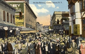 On the Bowery, Coney Island, New York City, New York, USA, 1916. Artist: Unknown
