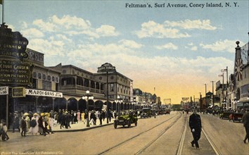Feltman's, Surf Avenue, Coney Island, New York City, New York, USA, 1916. Artist: Unknown