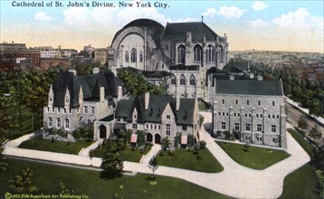 Cathedral of St John the Divine, New York City, New York, USA, 1916. Artist: Unknown